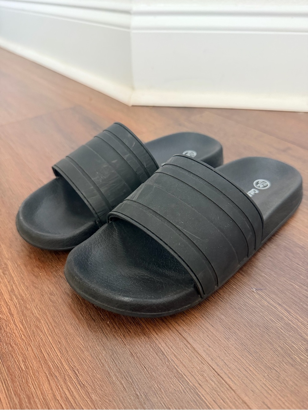 Target Cat & Jack Kids Black Slide Sandals